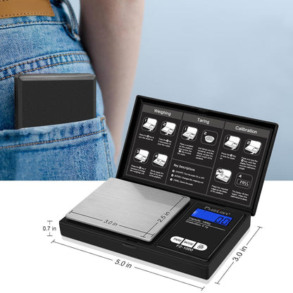 Digital Pocket Gram Scale - 1000g/0.1g Small Food Scale Portable