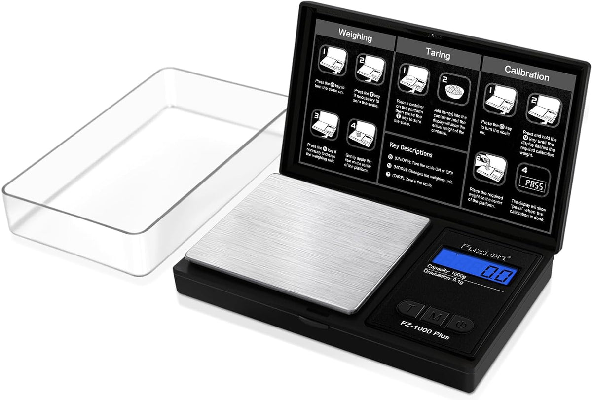 Digital Pocket Gram Scale - 1000g/0.1g Small Food Scale Portable