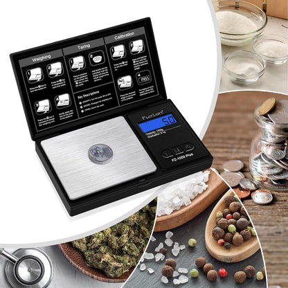 Digital Pocket Gram Scale - 1000g/0.1g Small Food Scale Portable