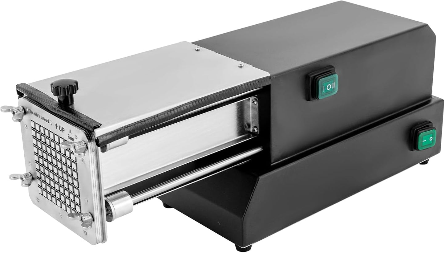 Commercial Potatoes Cutter French Fries Cutter Machine, Manual French Fry Press Heavy Duty French Fry Cutter for Potatoes, Carrots Cucumbers w/ 1/2", 1/4", 3/8in" Blades & 8-Wedge Blade