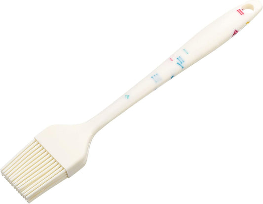 Basting Pastry Brush, 8" Silicone Flexible Brushes for Baking, Cooking, Grilling, White