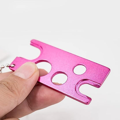 Pink Essential Oils Opener Key Tool Set Opener and Remover The Perfect Opener and Remover Accessory for Roller Balls and Caps on Most Bottles Universal Metal Key Tool