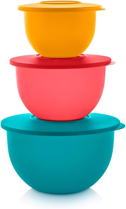 Thatsa Bowl Collection 6 Bowl Food Storage Container Set in Fauna, Dishwasher Safe and BPA Free (6 Bowls, 6 lids)