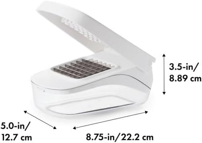 Good Grips Vegetable and Onion Chopper with Easy Pour Opening White