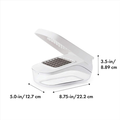 Good Grips Vegetable and Onion Chopper with Easy Pour Opening White