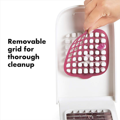 Good Grips Vegetable and Onion Chopper with Easy Pour Opening White