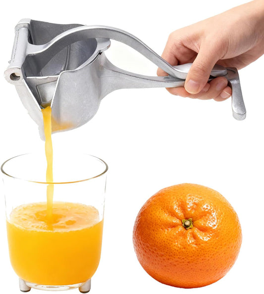 Manual Juicer, Hand Juicer Squeezer, Fresh Fruit Juice Extractor | Ergonomic Grip & Easy To Clean – Ideal For Fruits (Lemon, Orange, Pomegranate, Lime, Grapefruit) | Home Kitchen Must-Have