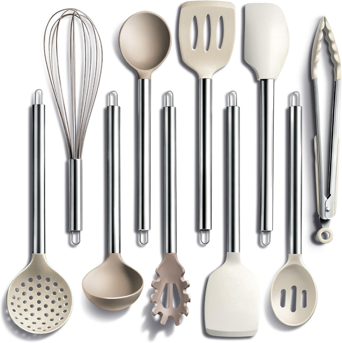 Silicone Cooking Utensils, Kitchen Utensil Set, Easy to Clean Silicone Kitchen Utensils, Cooking Utensils for Nonstick Cookware, Kitchen Gadgets Set with Holder