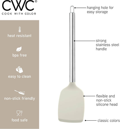 Silicone Cooking Utensils, Kitchen Utensil Set, Easy to Clean Silicone Kitchen Utensils, Cooking Utensils for Nonstick Cookware, Kitchen Gadgets Set with Holder
