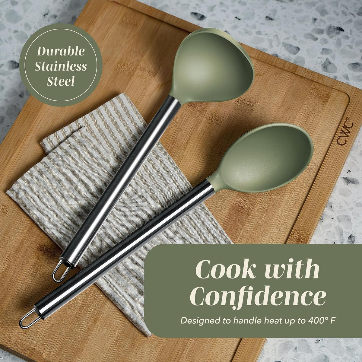 Silicone Cooking Utensils, Kitchen Utensil Set, Easy to Clean Silicone Kitchen Utensils, Cooking Utensils for Nonstick Cookware, Kitchen Gadgets Set with Holder