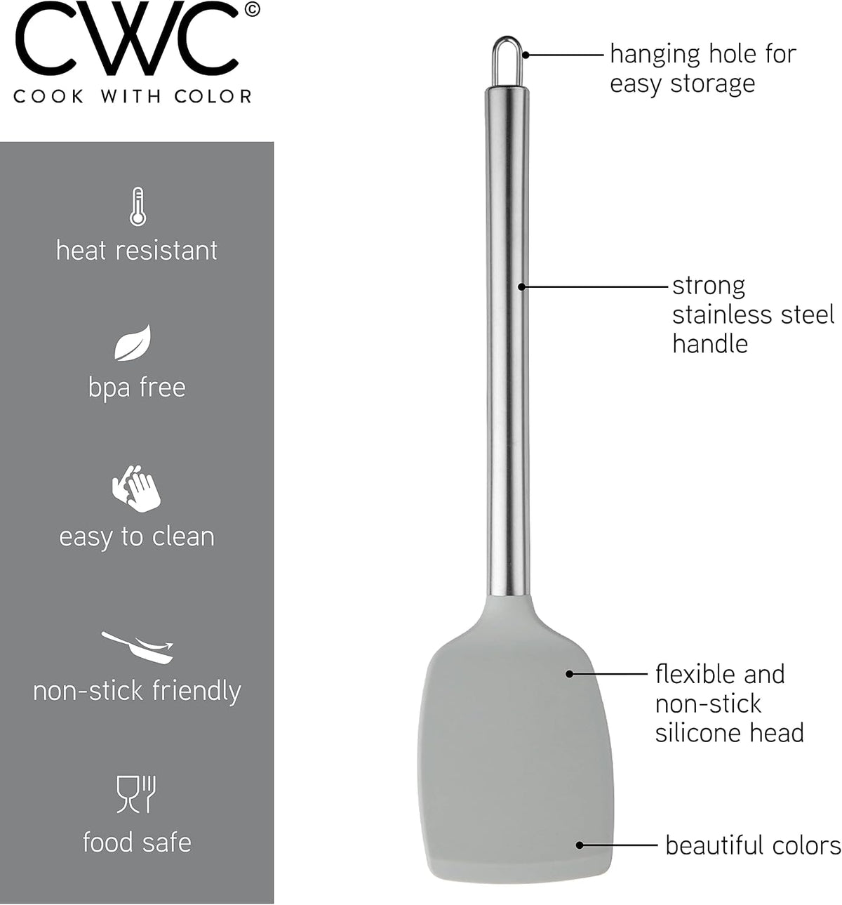 Silicone Cooking Utensils, Kitchen Utensil Set, Easy to Clean Silicone Kitchen Utensils, Cooking Utensils for Nonstick Cookware, Kitchen Gadgets Set with Holder