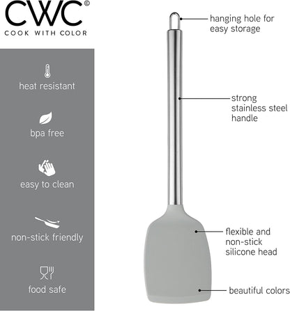 Silicone Cooking Utensils, Kitchen Utensil Set, Easy to Clean Silicone Kitchen Utensils, Cooking Utensils for Nonstick Cookware, Kitchen Gadgets Set with Holder