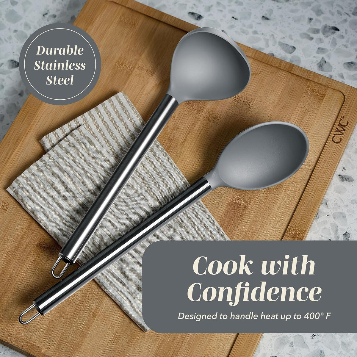 Silicone Cooking Utensils, Kitchen Utensil Set, Easy to Clean Silicone Kitchen Utensils, Cooking Utensils for Nonstick Cookware, Kitchen Gadgets Set with Holder