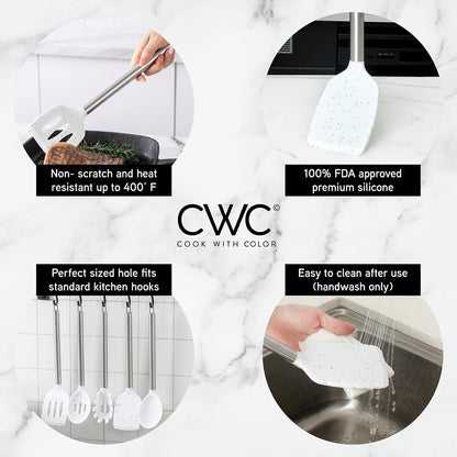 Silicone Cooking Utensils, Kitchen Utensil Set, Easy to Clean Silicone Kitchen Utensils, Cooking Utensils for Nonstick Cookware, Kitchen Gadgets Set with Holder