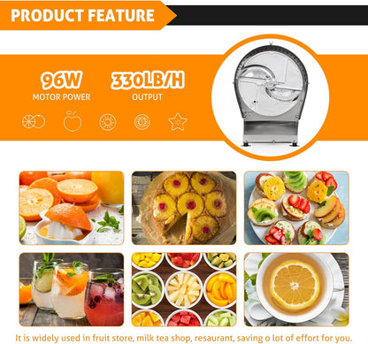 Electric Vegetable Slicer Commercial Fruit Slicing Machine Potato Slicer Electric Cabbage Shredder Machine 2 IN 1 Manual Electric Vegetable Cutter Stainless Steel Food Slicer