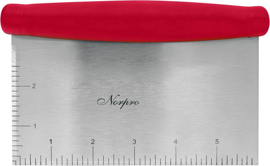 583R Grip-EZ Bench Scraper/Chopper, Red