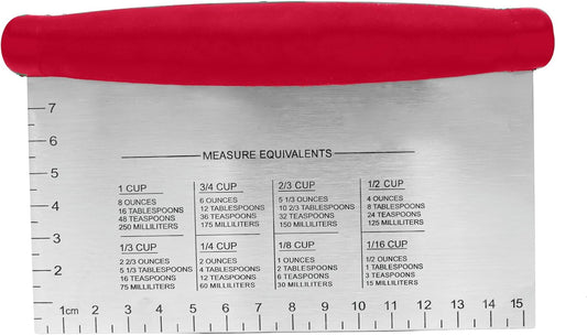 583R Grip-EZ Bench Scraper/Chopper, Red