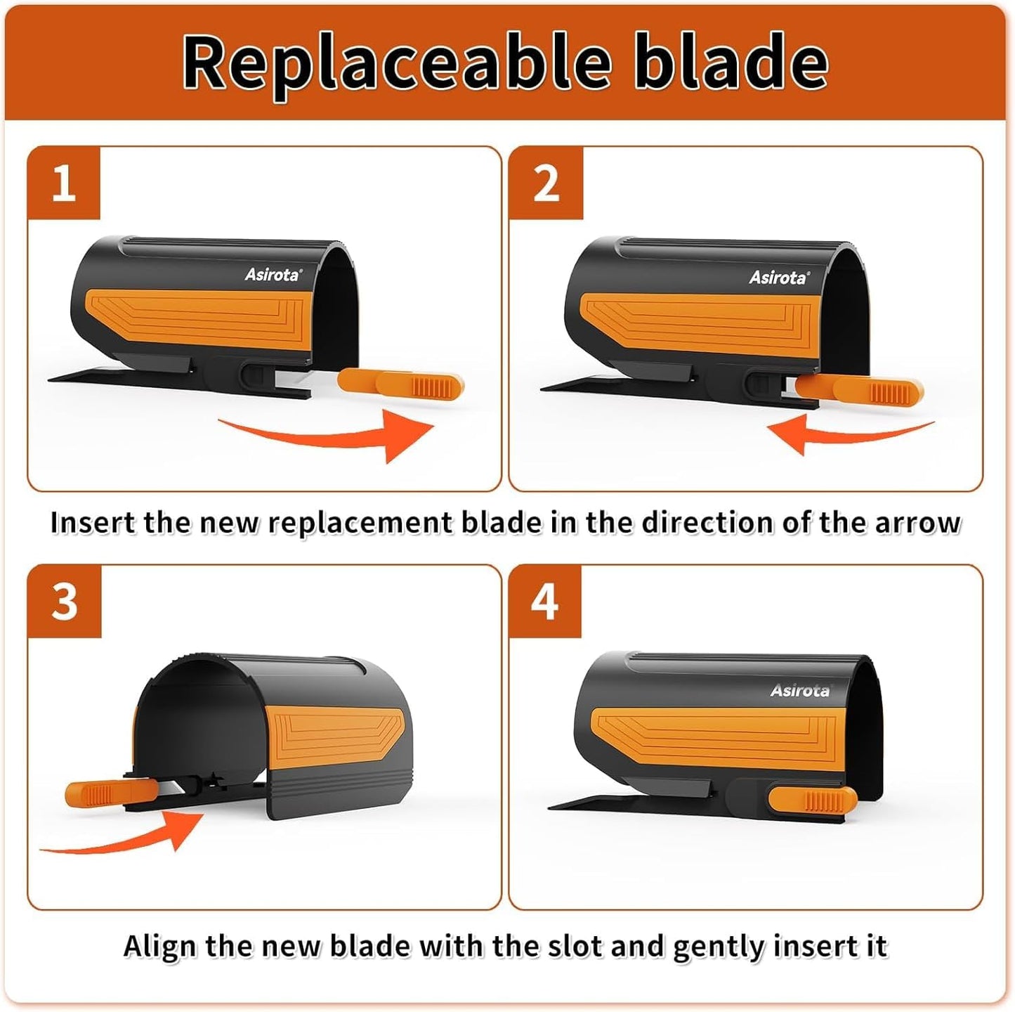 2 PC Wrapping Paper Cutter with 3 Replaced Blade, Adapt for Any Diameter Wrapping Paper Roll, Antislip Silicone Hold Touch Surface, Cut Efficient Straight Easily & Safely on Christmas