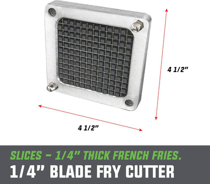 ChefWurx 1/4 ” Cutting Blade — Commercial Grade French Fry Cutter Replacement Blade, Slice Potatoes into 1/4” Shoestring Carnival-Style French Fries – Compatible with ChefWurx Commercial Fry Cutter