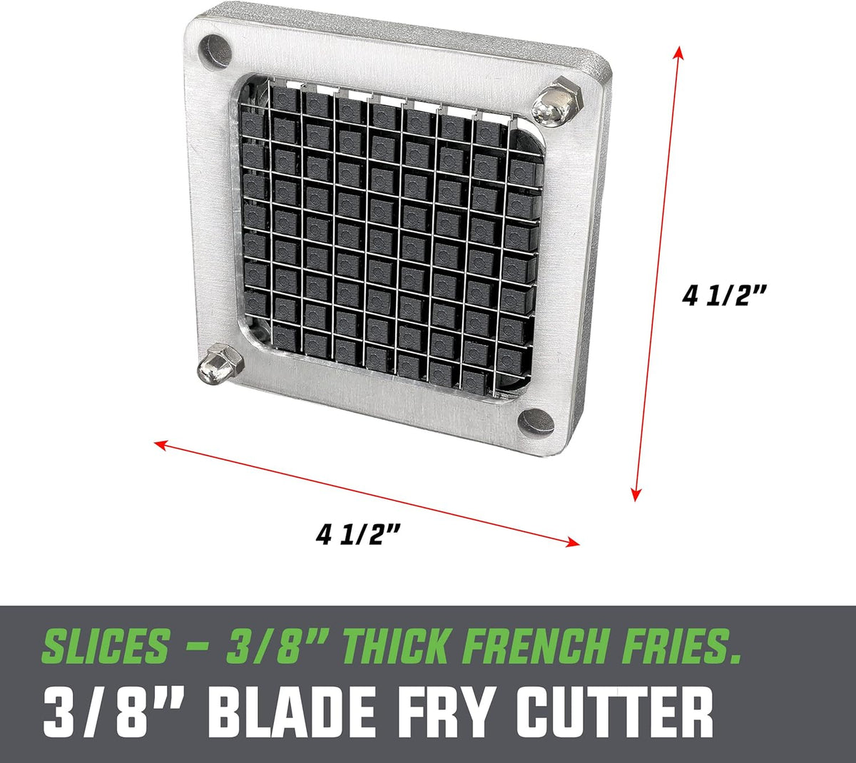 ChefWurx 1/4 ” Cutting Blade — Commercial Grade French Fry Cutter Replacement Blade, Slice Potatoes into 1/4” Shoestring Carnival-Style French Fries – Compatible with ChefWurx Commercial Fry Cutter
