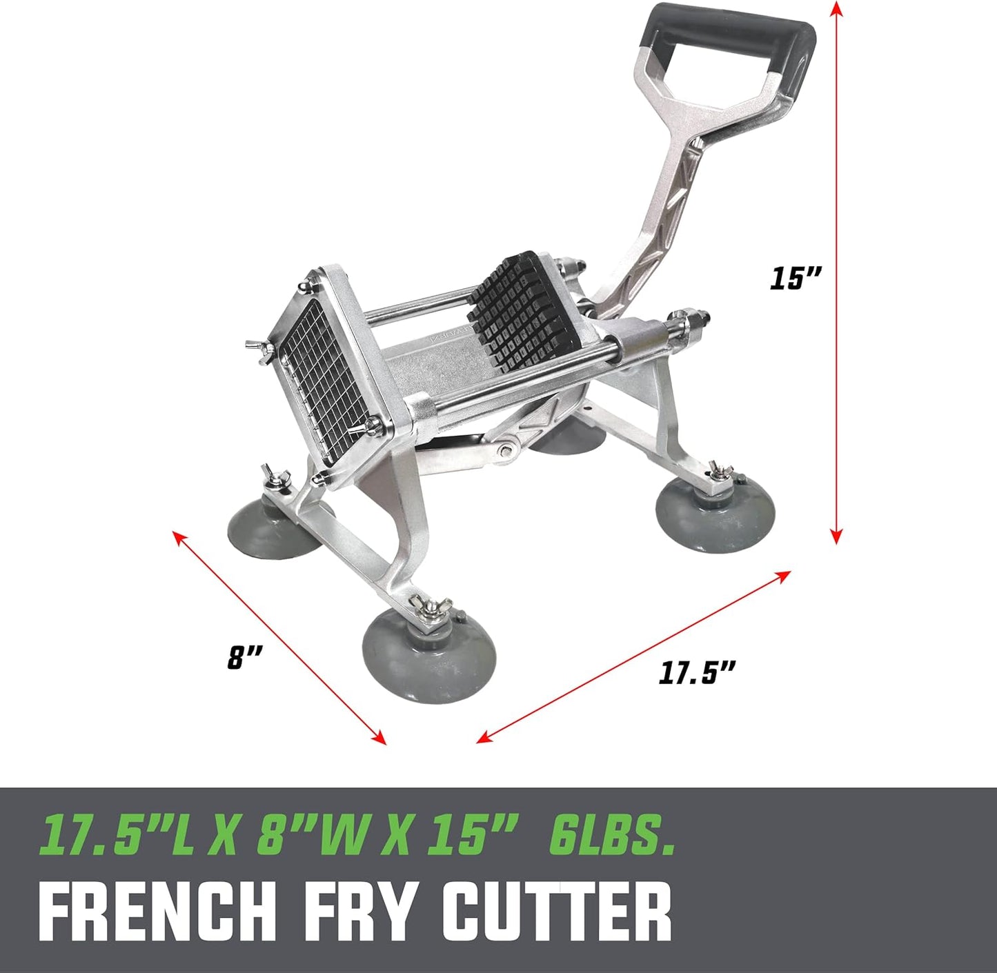ChefWurx 1/4 ” Cutting Blade — Commercial Grade French Fry Cutter Replacement Blade, Slice Potatoes into 1/4” Shoestring Carnival-Style French Fries – Compatible with ChefWurx Commercial Fry Cutter