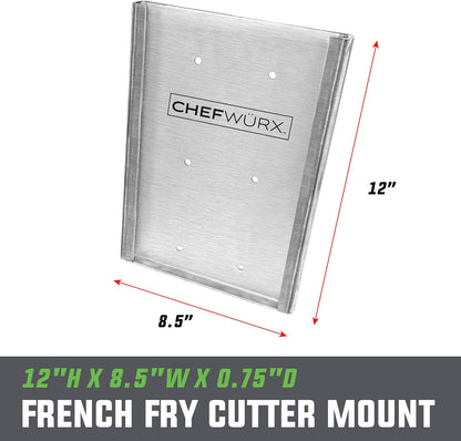 ChefWurx 1/4 ” Cutting Blade — Commercial Grade French Fry Cutter Replacement Blade, Slice Potatoes into 1/4” Shoestring Carnival-Style French Fries – Compatible with ChefWurx Commercial Fry Cutter