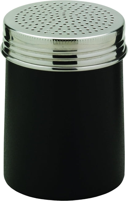 Black Plastic Holed Top Spice Shaker Bottle, Moisture-Proof