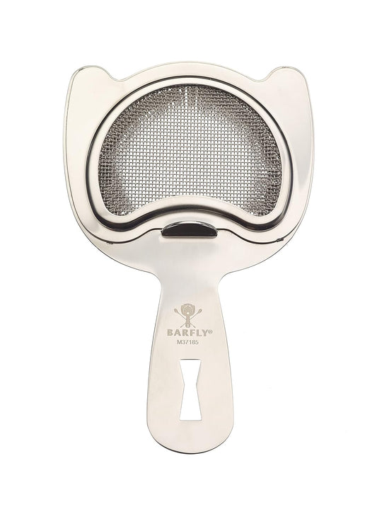 Barfly Fine Mesh Spring Strainer, Stainless Steel
