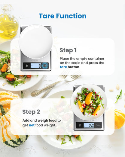 Smart Food Scale with app, Nutritional Calculator, Stainless Steel