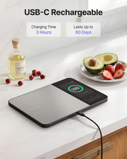 Smart Food Scale with app, Nutritional Calculator, Stainless Steel