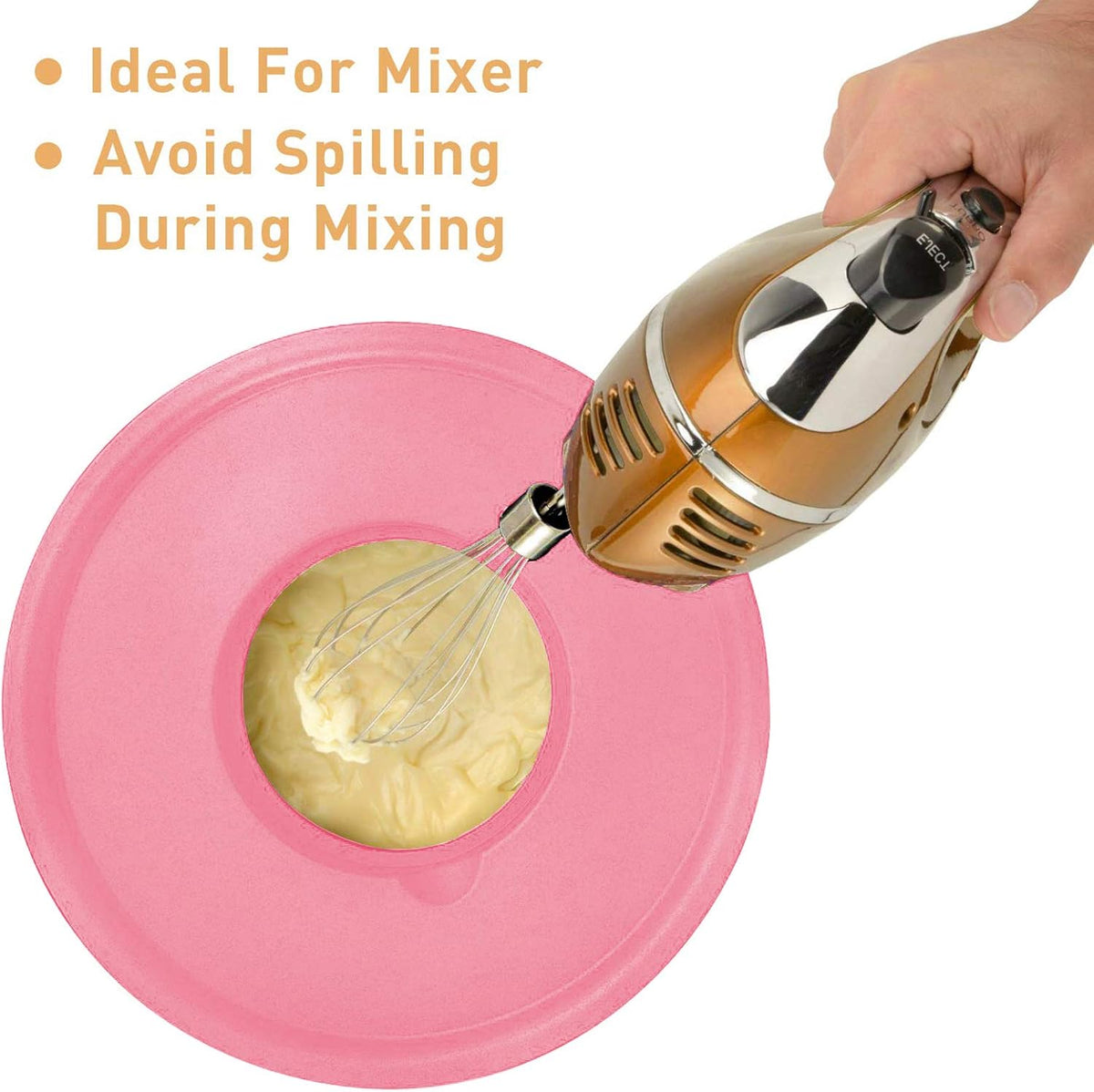 Mixing Bowls with Airtight Lids Set, 5PCS Stainless Steel Khaki Nesting Bowls for Kitchen, with Grater Attachments & Non-Slip Bottoms, Size 5, 3, 2, 1.5, 0.63 QT, Great for Mixing & Serving