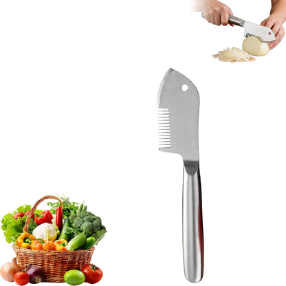 Stainless Steel Multi-Purpose Julienne Peeler, Vegetable Julienne Slicer Handheld, Durable Kitchen Accessory & Easy Kitchen Shredder Tool for Fruit, Potatoes, Carrot