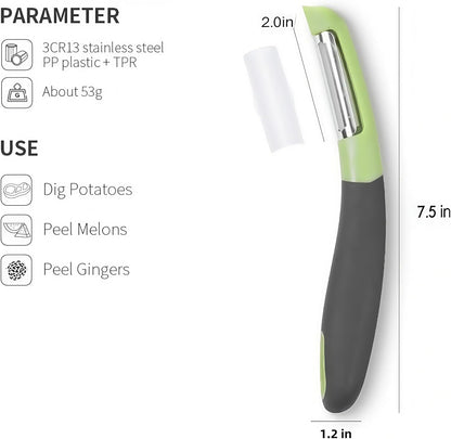 Fanmusic Swivel peelers - potato peelers，Fruit and vegetable peelers for kitchen (I)