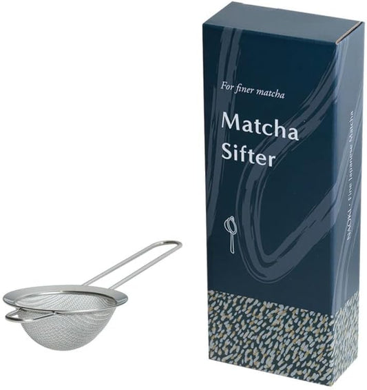 Large Stainless Steel Matcha Tea Sifter with Handle Matcha Set | Eliminate Clumps In Your Matcha Powder For Tastier Tea and Lattes