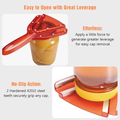 Patented Jar Opener, Ideal for Weak Hands & Seniors with Arthritis