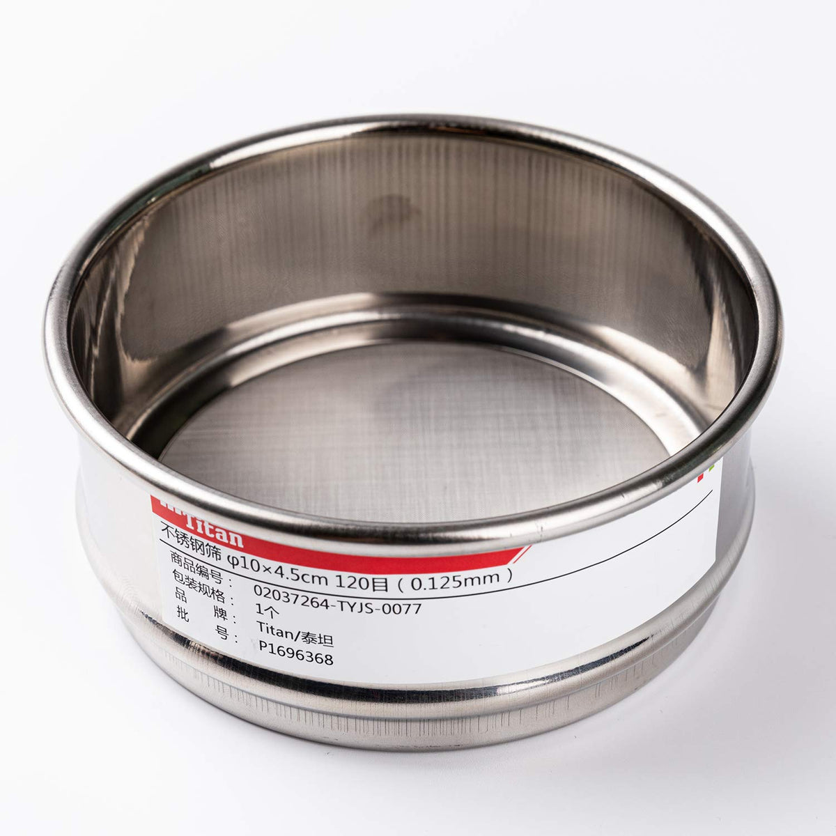 φ10×4.5cm 24 Mesh 304 Stainless Lab Sieves Economy Test Sieve 304 Stainless Steel Wire Cloth（0.8mm） - Colors B