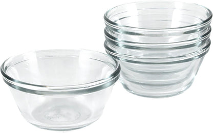 6-Ounce Glass Custard Cups, Set of 4