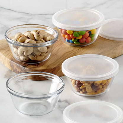 6-Ounce Glass Custard Cups, Set of 4