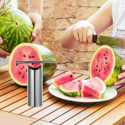 Stainless Steel Watermelon Core Remover Tool 4.7 X 4.3 Inch Melon Opener for Watermelon Cantaloupe Fruit Corer