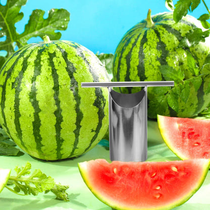 Stainless Steel Watermelon Core Remover Tool 4.7 X 4.3 Inch Melon Opener for Watermelon Cantaloupe Fruit Corer