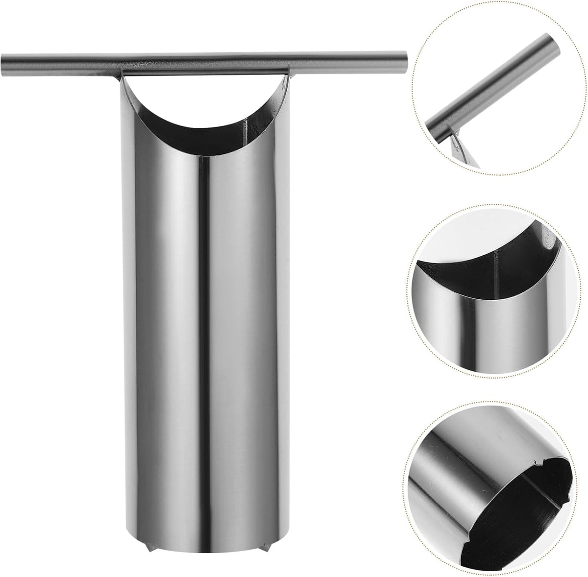 Stainless Steel Watermelon Core Remover Tool 4.7 X 4.3 Inch Melon Opener for Watermelon Cantaloupe Fruit Corer