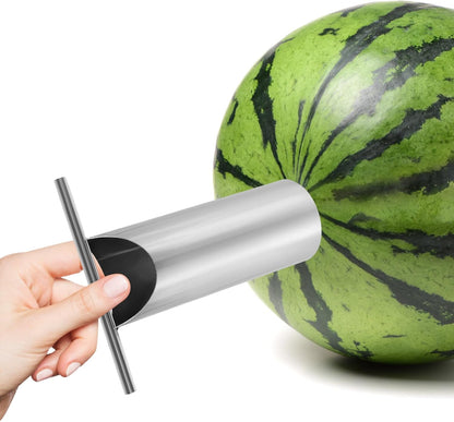 Stainless Steel Watermelon Core Remover Tool 4.7 X 4.3 Inch Melon Opener for Watermelon Cantaloupe Fruit Corer