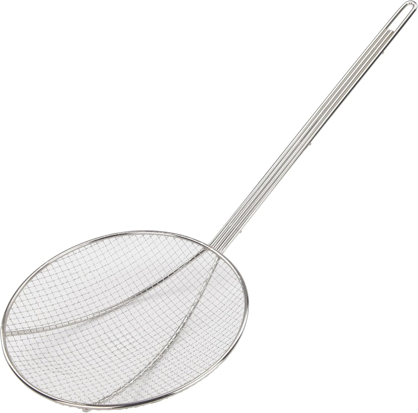 Round Wire Skimmer, 9-Inch, Nickel