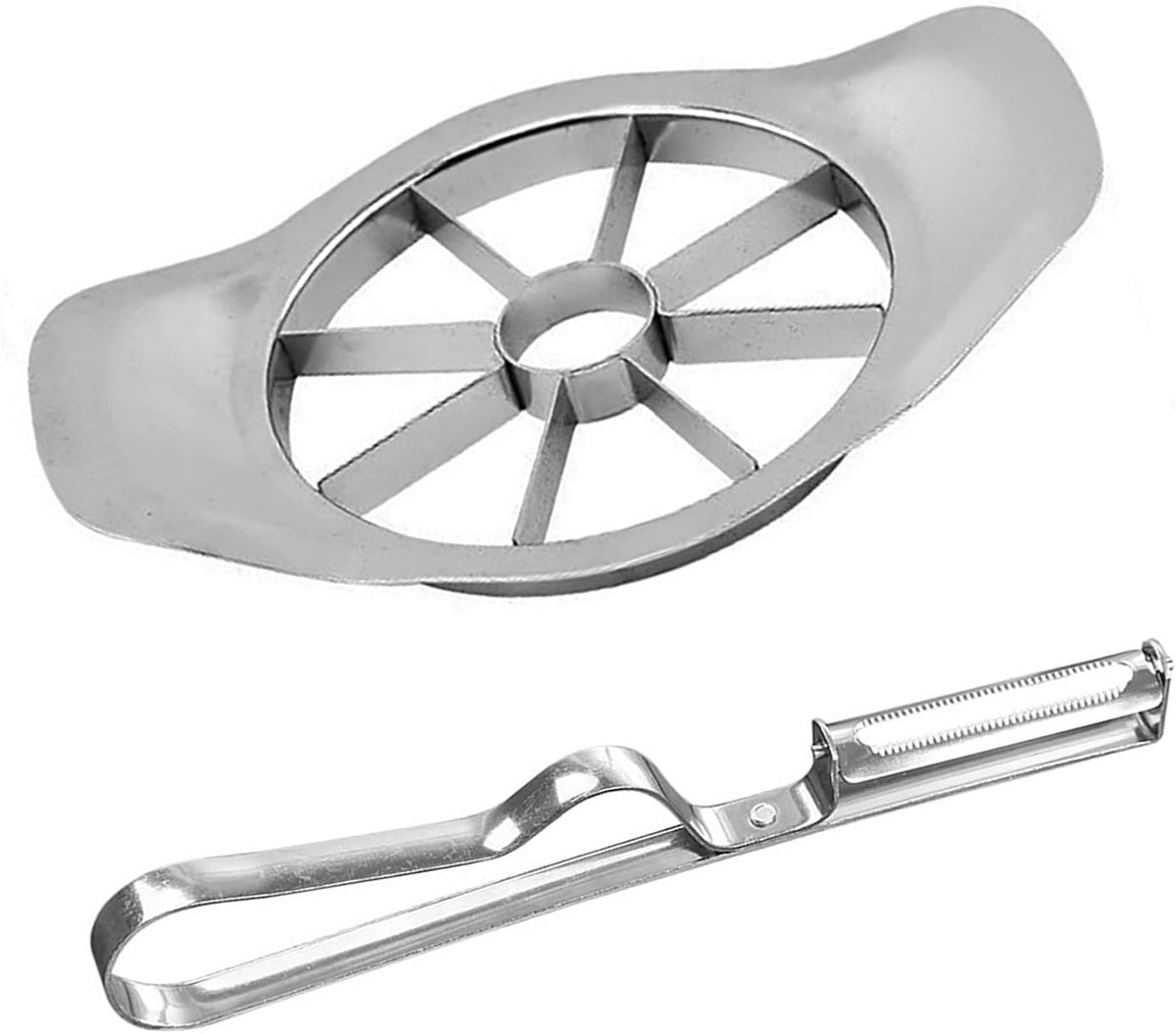 Apple Slicer, Corer and Divider, 8-Slice, With 1 Fruits Vegetables Peeler