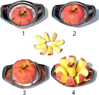 Apple Slicer, Corer and Divider, 8-Slice, With 1 Fruits Vegetables Peeler