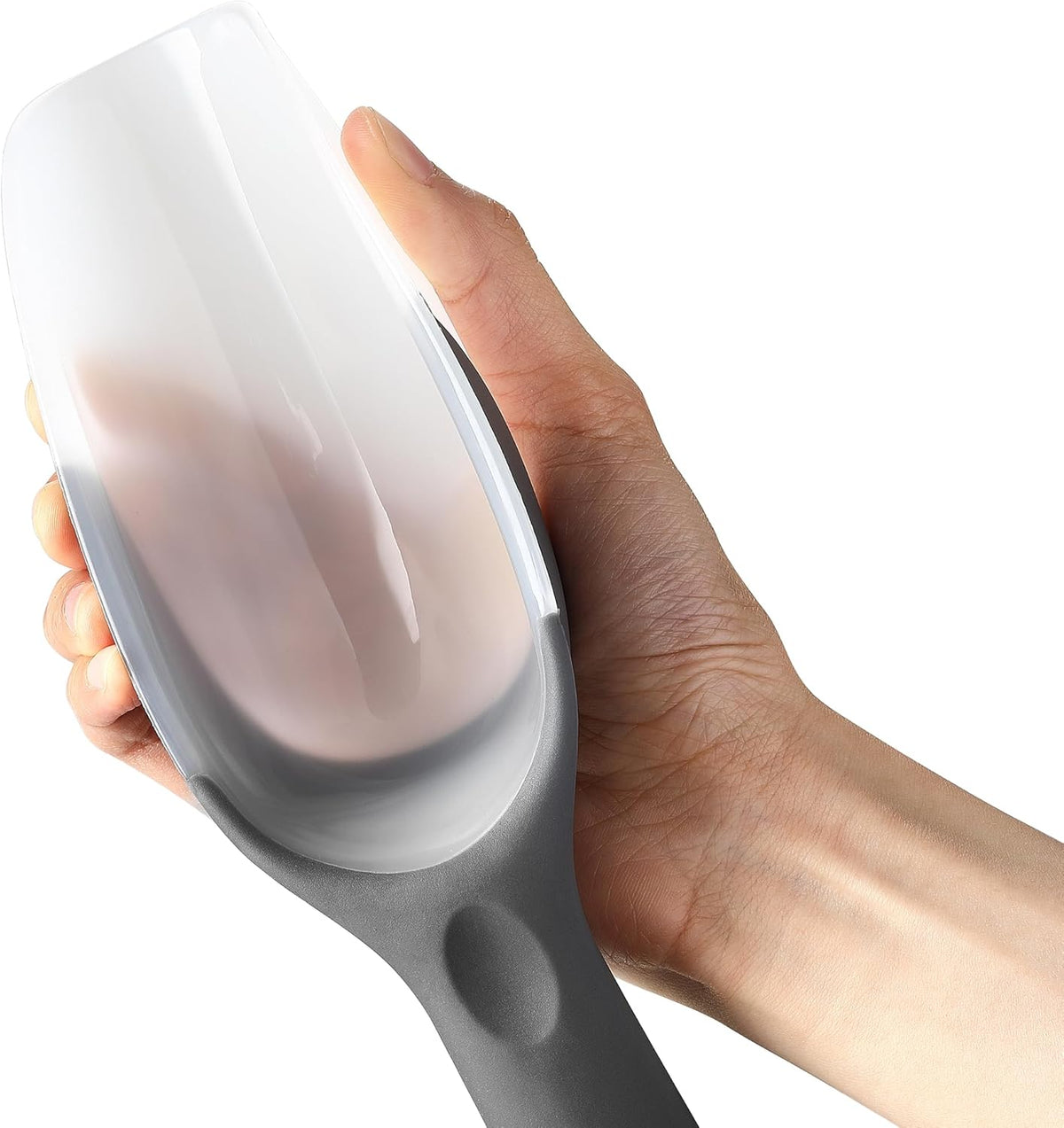 Magnetic Ice Scoop for Freezer, BPA-Free Food Scooper, Black