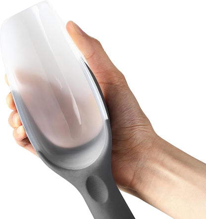 Magnetic Ice Scoop for Freezer, BPA-Free Food Scooper, Black