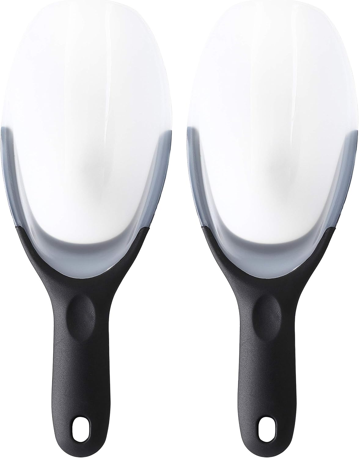 Magnetic Ice Scoop for Freezer, BPA-Free Food Scooper, Black