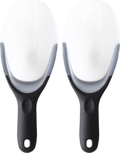 Magnetic Ice Scoop for Freezer, BPA-Free Food Scooper, Black