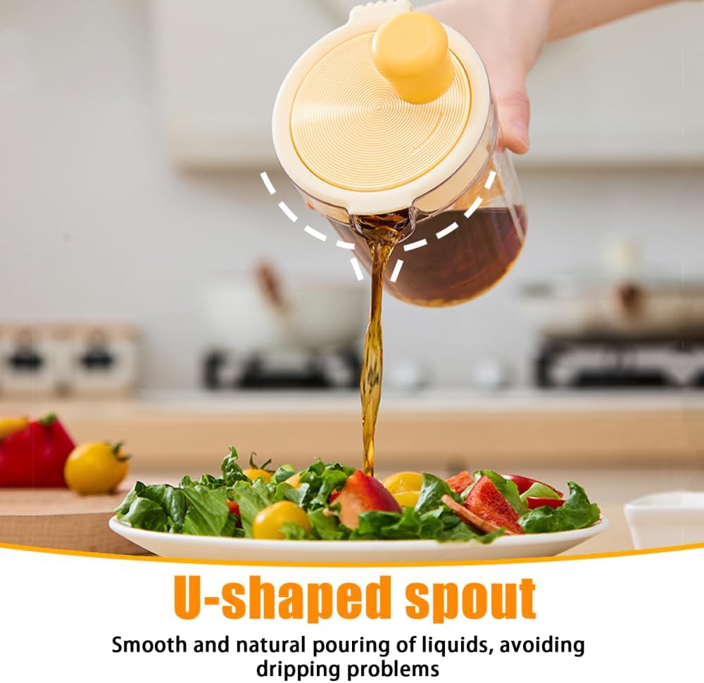 Salad Dressing Mixer Bottle, 500ML Egg Filter Mixing Cup Manual Sauce Shaker Bottle with Scale for Egg, Batter, Salad Dressing